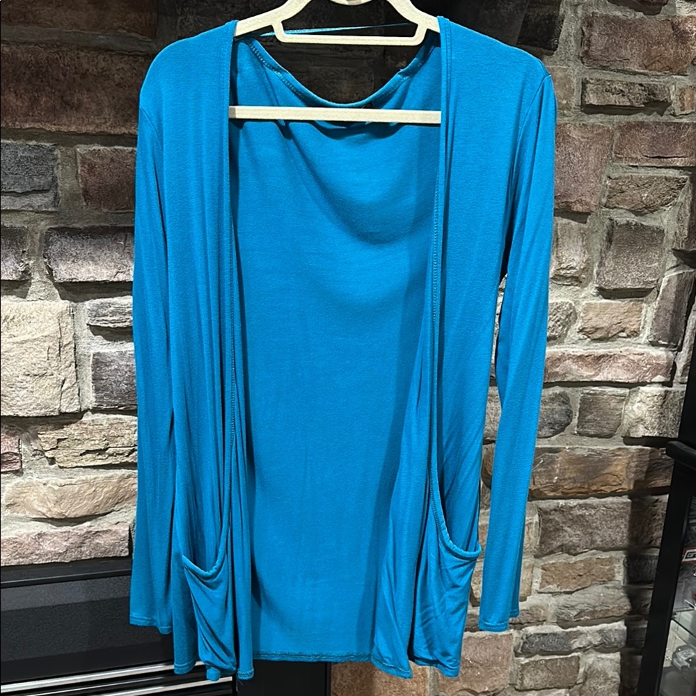IC COLLECTION Blue Cardigan Sweater